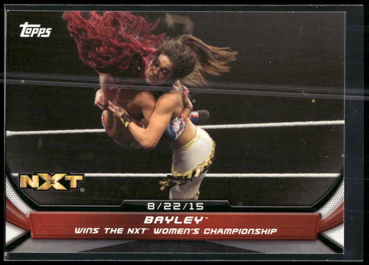 2016 Topps WWE Divas Revolution #7 Bayley Best Matches