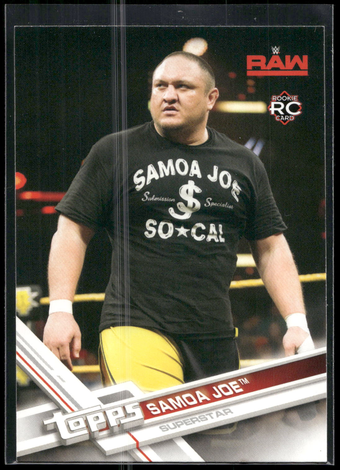 2017 Topps WWE #83 Samoa Joe