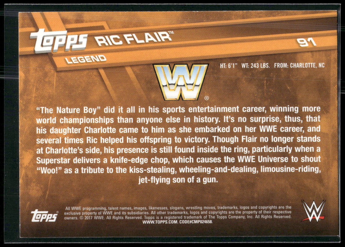 2017 Topps WWE #91 Ric Flair