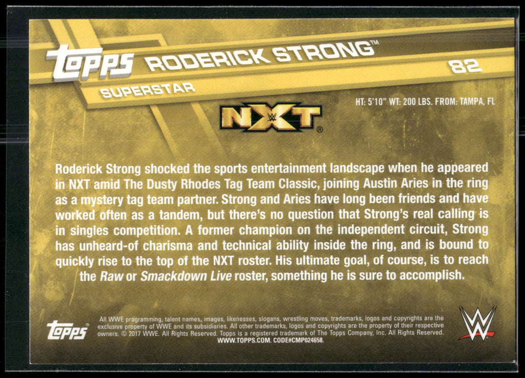 2018 Topps WWE #80 Roderick Strong