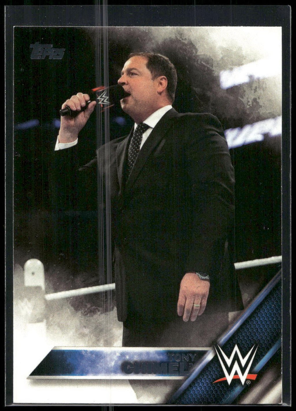 2016 Topps WWE Then Now Forever #148 Tony Chimel