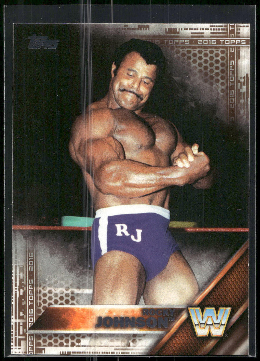 2016 Topps WWE Then Now Forever #192 Rocky Johnson