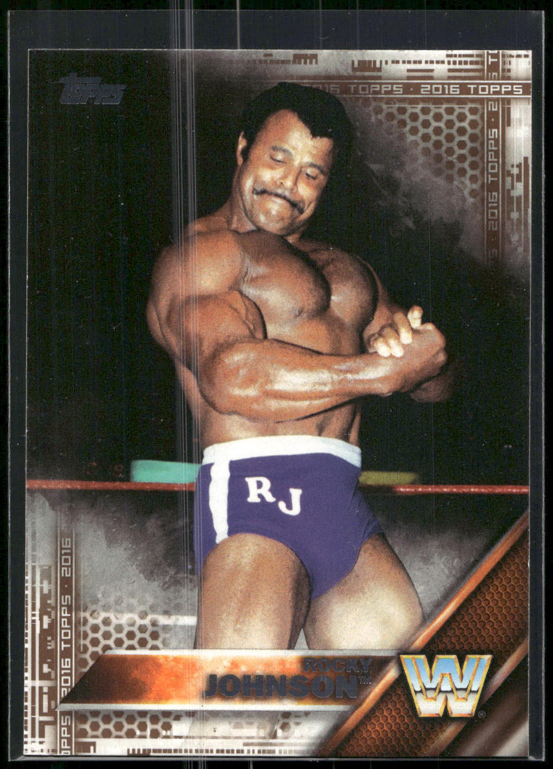 2016 Topps WWE Then Now Forever #192 Rocky Johnson