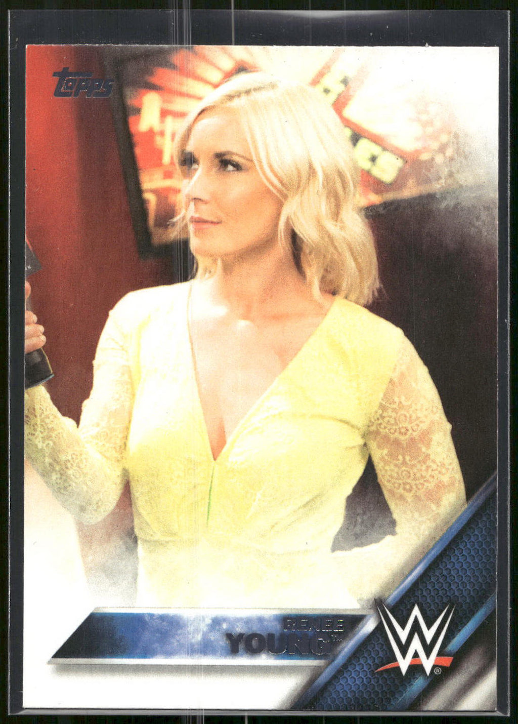 2016 Topps WWE Then Now Forever #136 Renee Young