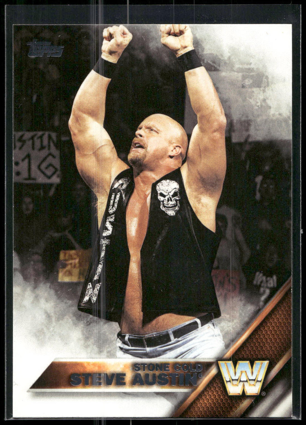 2016 Topps WWE Then Now Forever #195 Stone Cold Steve Austin