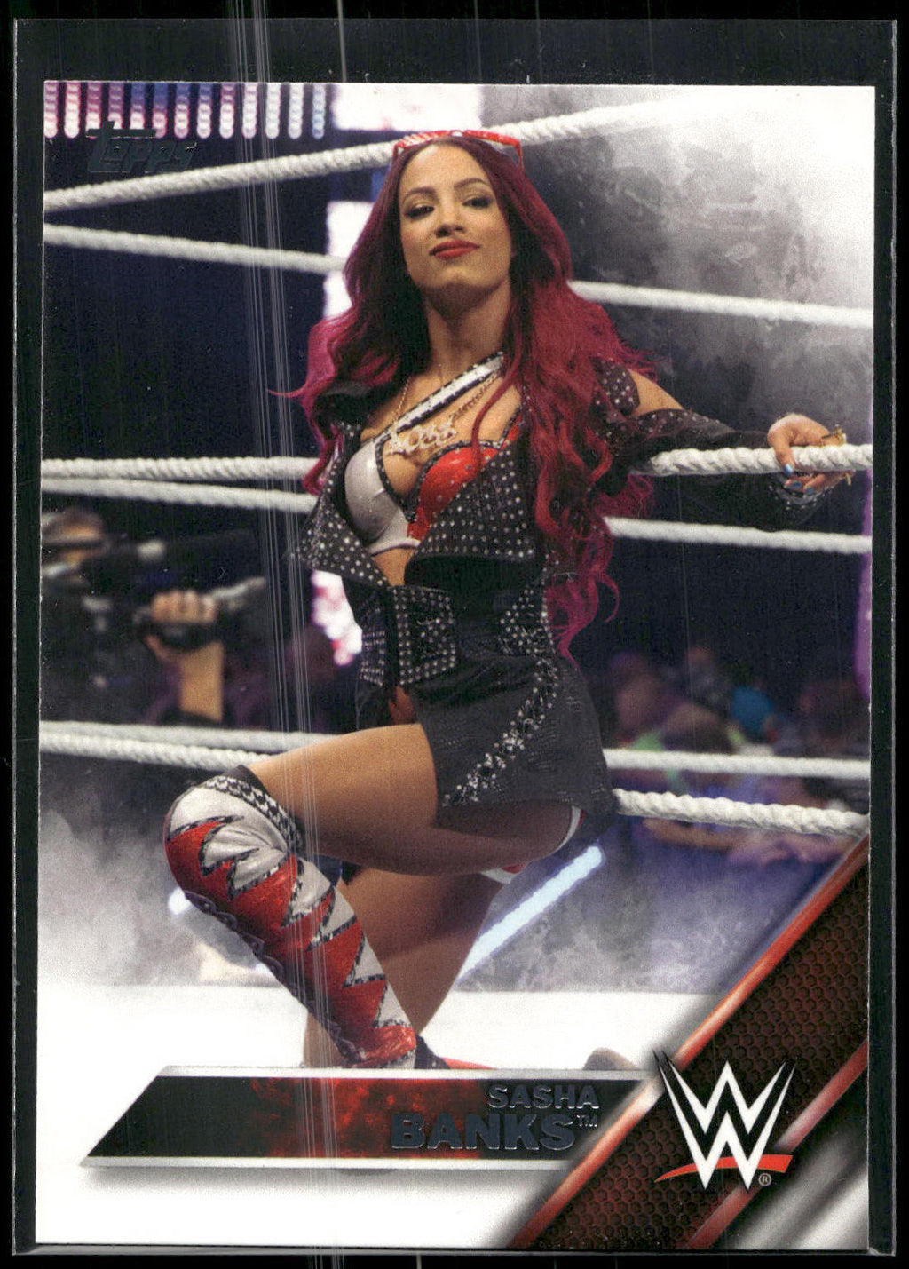 2016 Topps WWE #40 Sasha Banks