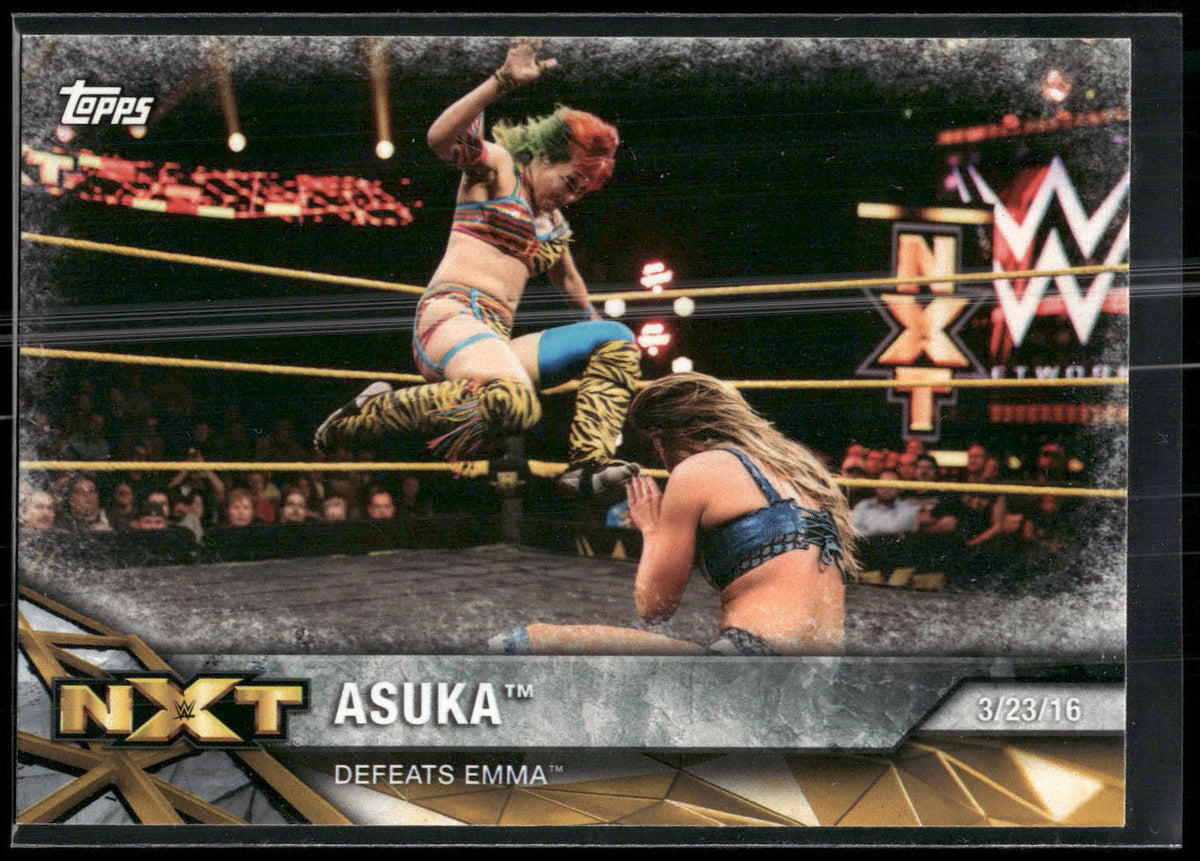 2017 Topps WWE Women's Division #NXT-13 Asuka NXT Matches and Moments