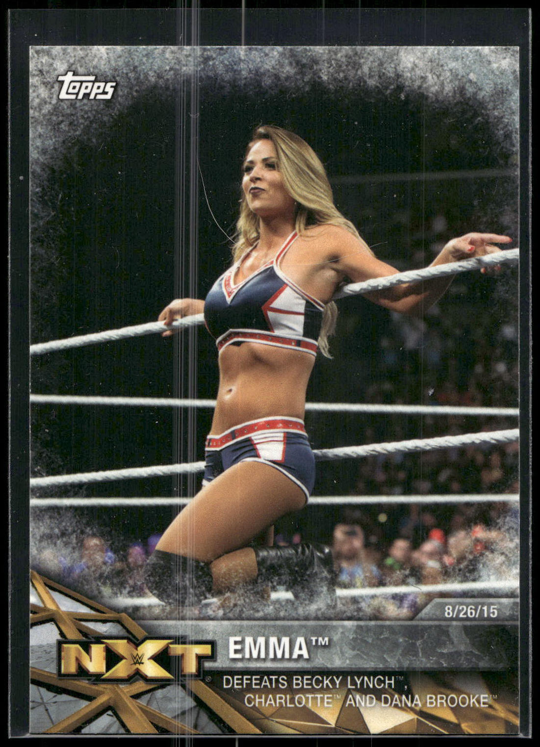2017 Topps WWE Women's Division #NXT-1 Emma NXT Matches and Moments