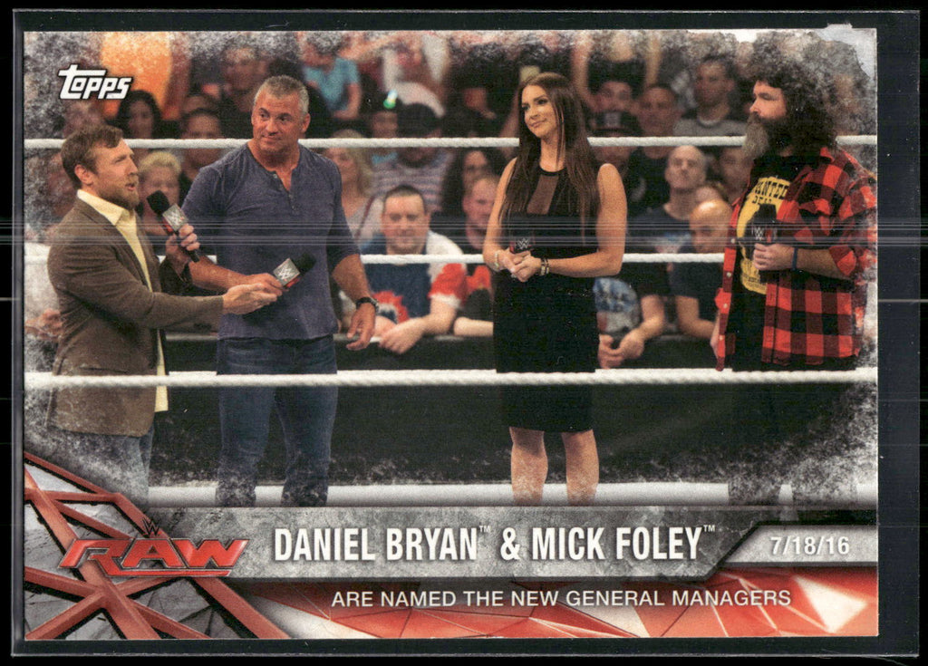 2017 Topps WWE Road To Wrestlemania #96 Daniel Bryan / Mick Foley