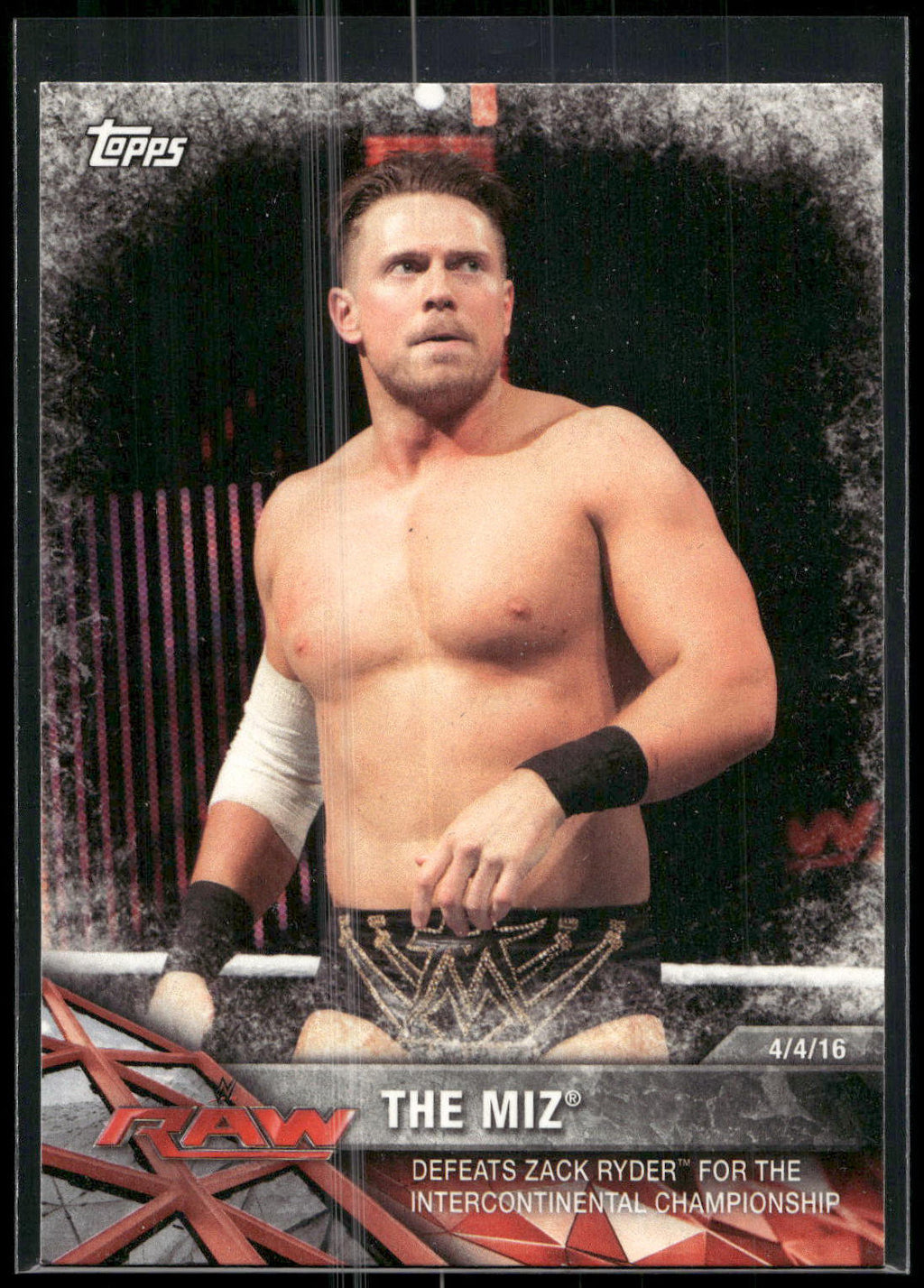 2017 Topps WWE Road To Wrestlemania #69 The Miz