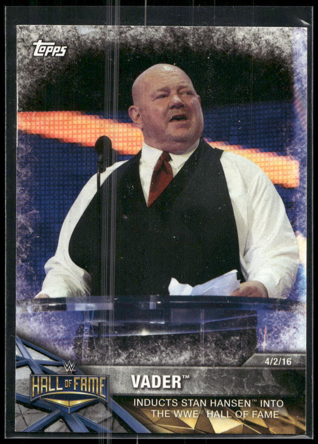 2017 Topps WWE Road To Wrestlemania #48 Vader