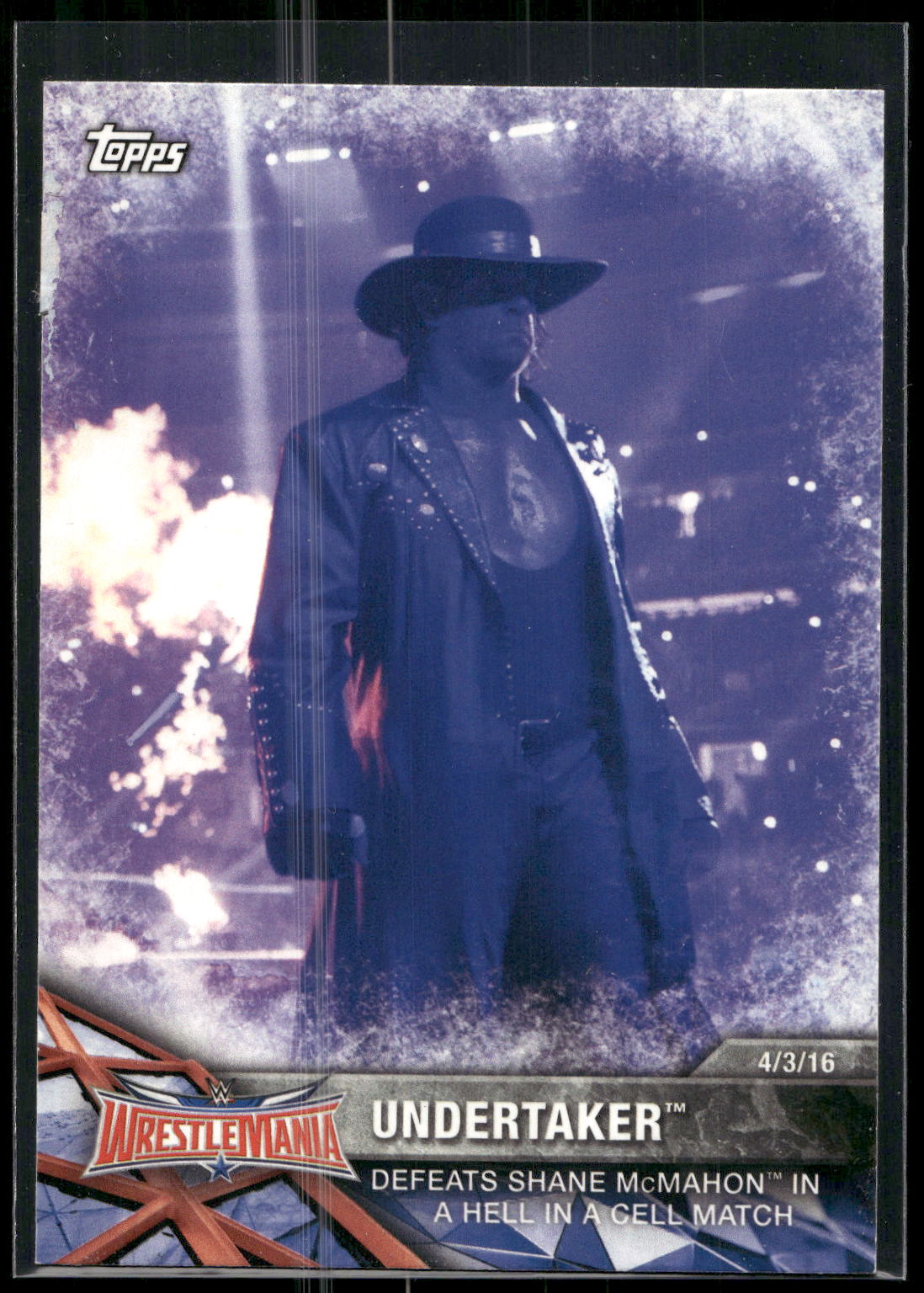 2017 Topps WWE Road To Wrestlemania #61 Undertaker