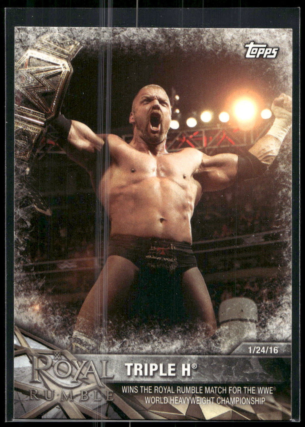 2017 Topps WWE Road To Wrestlemania #15 Triple H