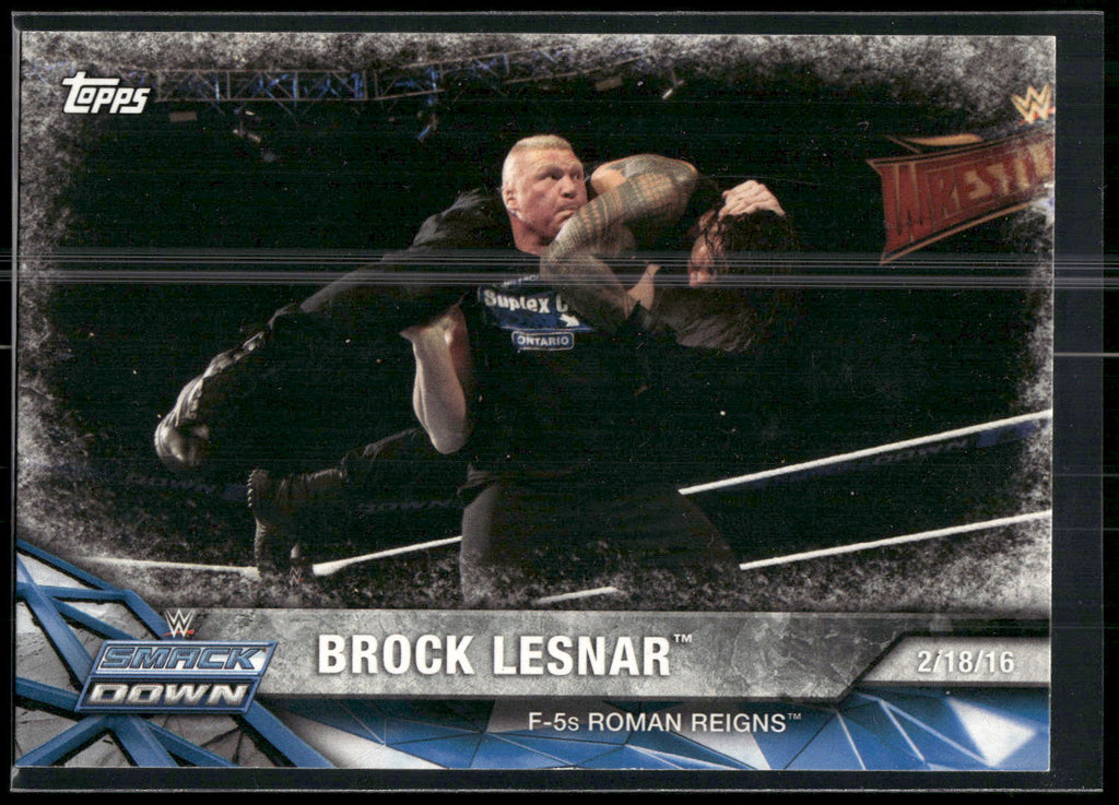 2017 Topps WWE Road To Wrestlemania #24 Brock Lesnar