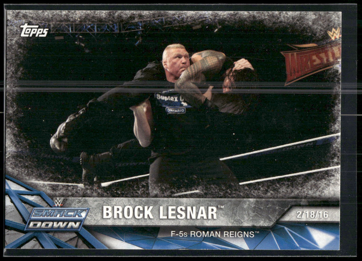 2017 Topps WWE Road To Wrestlemania #24 Brock Lesnar