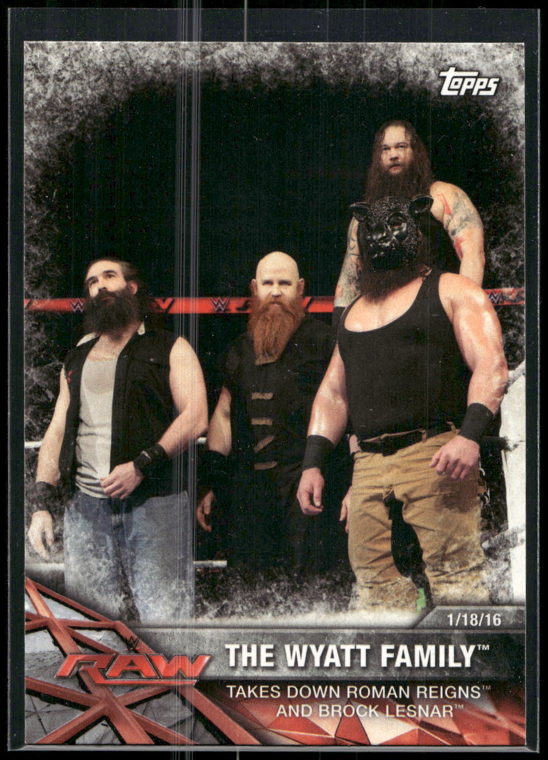 2017 Topps WWE Road To Wrestlemania #8 The Wyatt Family