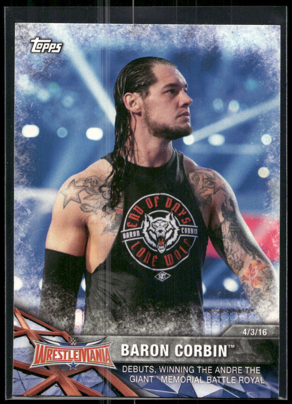 2017 Topps WWE Road To Wrestlemania #64 Baron Corbin