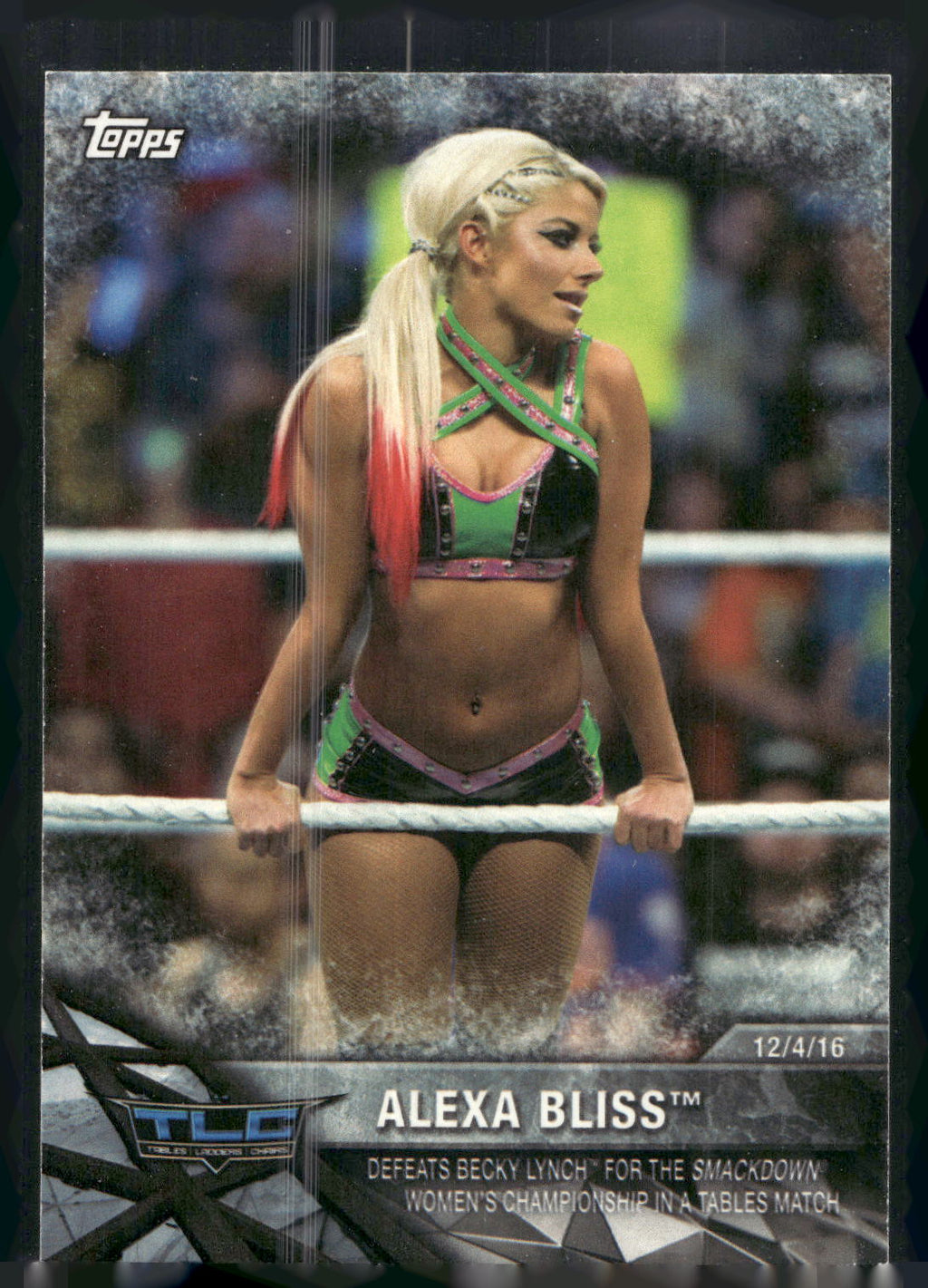 2017 Topps WWE Women's Division #WWE-16 Alexa Bliss WWE Matches and Moments