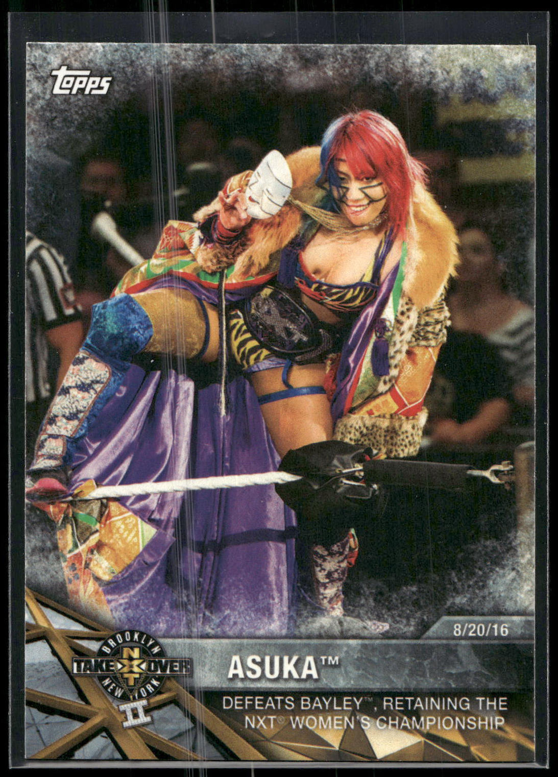 2017 Topps WWE Women's Division #NXT-21 Asuka NXT Matches and Moments