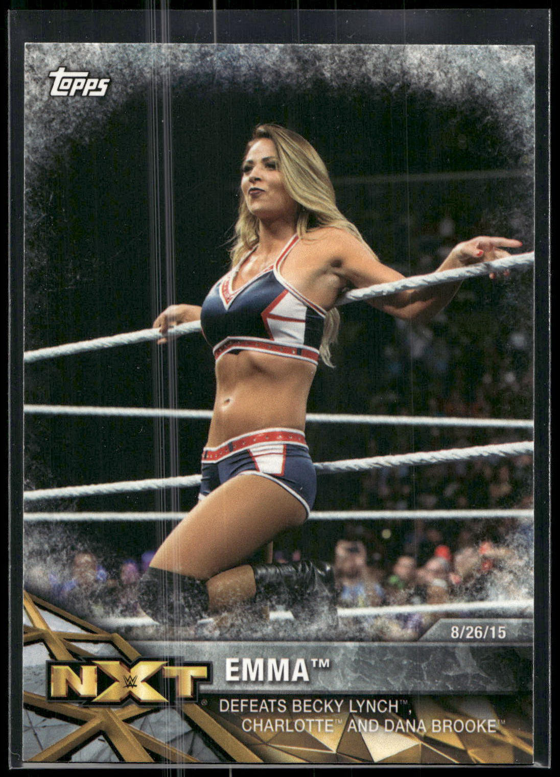 2017 Topps WWE Women's Division #NXT-1 Emma NXT Matches and Moments