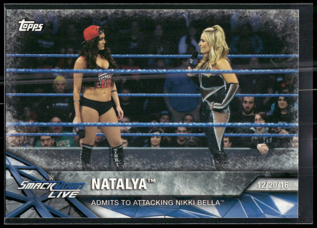 2017 Topps WWE Women's Division #WWE-20 Natalya WWE Matches and Moments