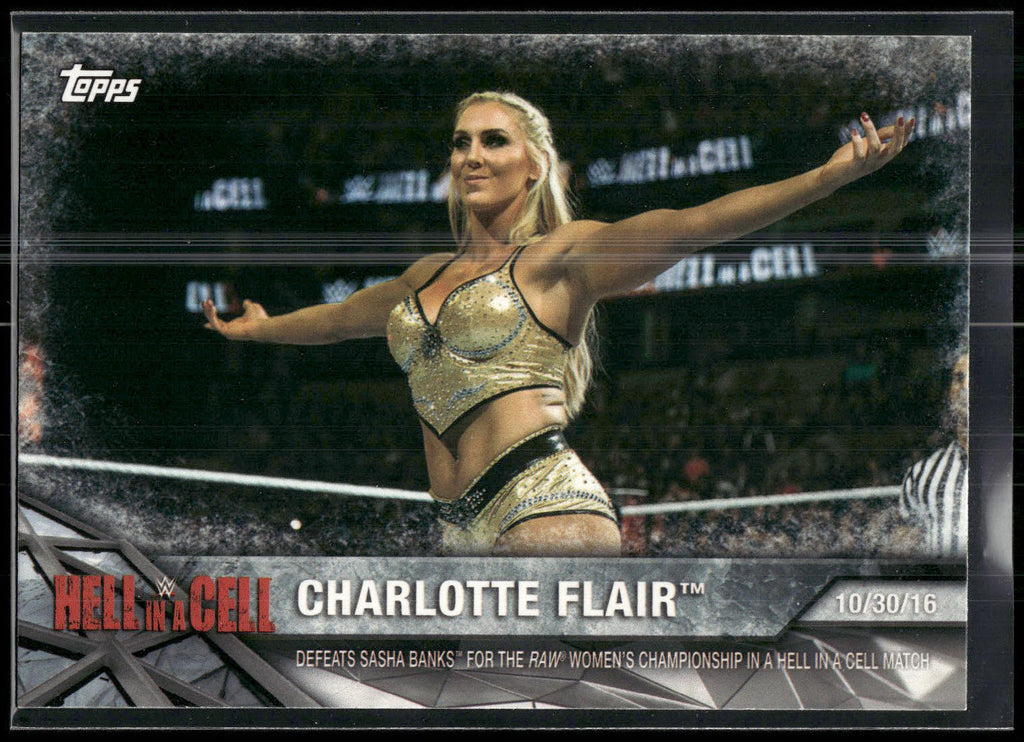 2017 Topps WWE Women's Division #WWE-12 Charlotte WWE Matches and Moments