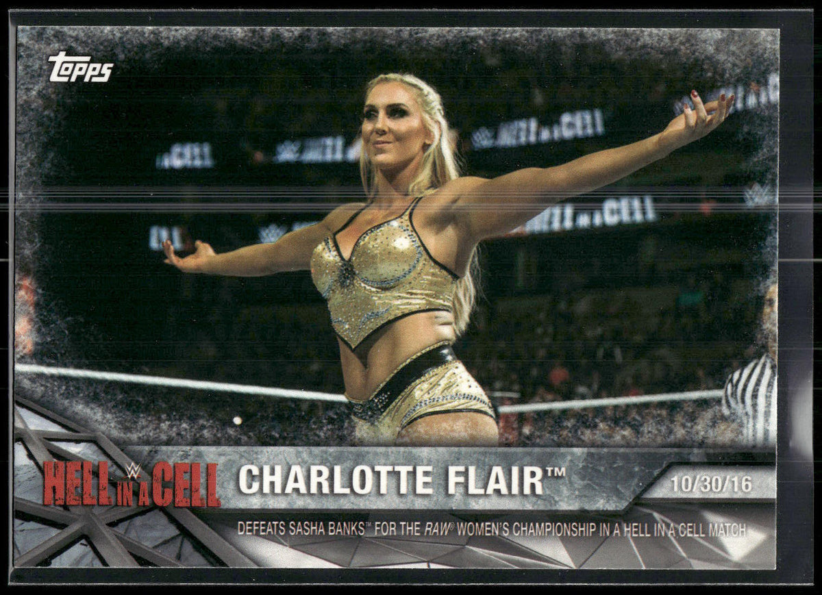 2017 Topps WWE Women's Division #WWE-12 Charlotte WWE Matches and Moments