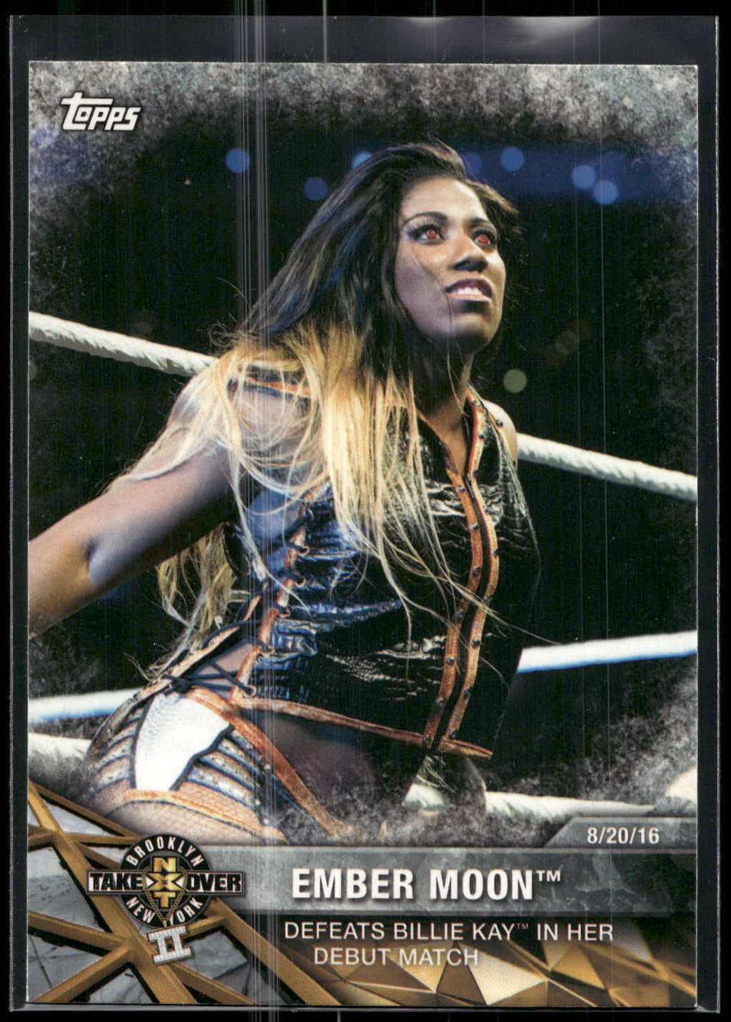 2017 Topps WWE Women's Division #NXT-20 Ember Moon NXT Matches and Moments