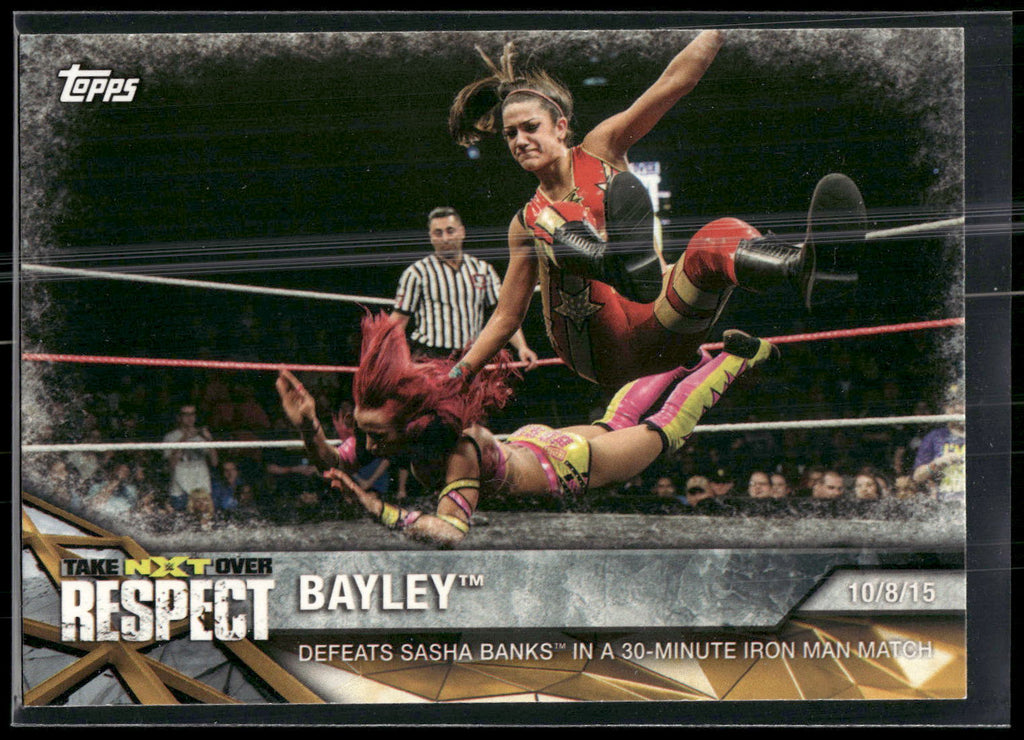 2017 Topps WWE Women's Division #NXT-6 Bayley NXT Matches and Moments