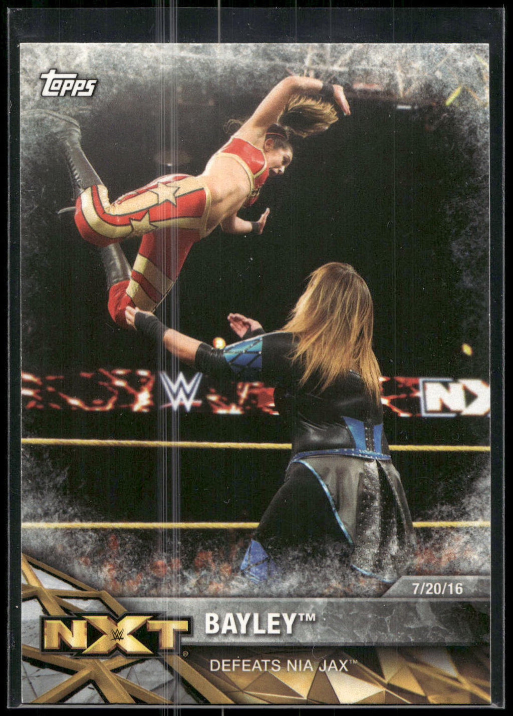 2017 Topps WWE Women's Division #NXT-18 Bayley NXT Matches and Moments