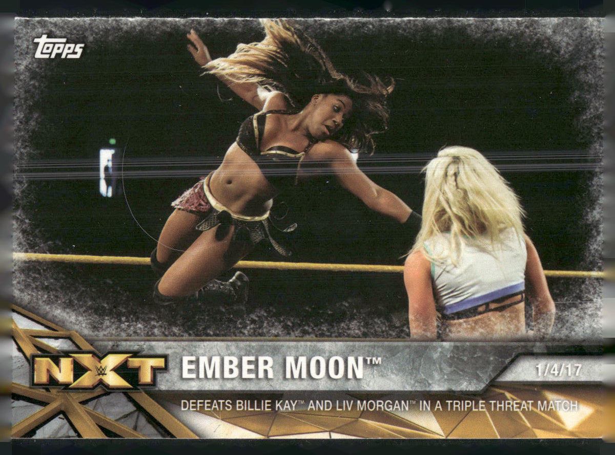2017 Topps WWE Women's Division #NXT-26 Ember Moon NXT Matches and Moments