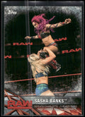 2017 Topps WWE Women's Division #WWE-14 Sasha Banks WWE Matches and Moments