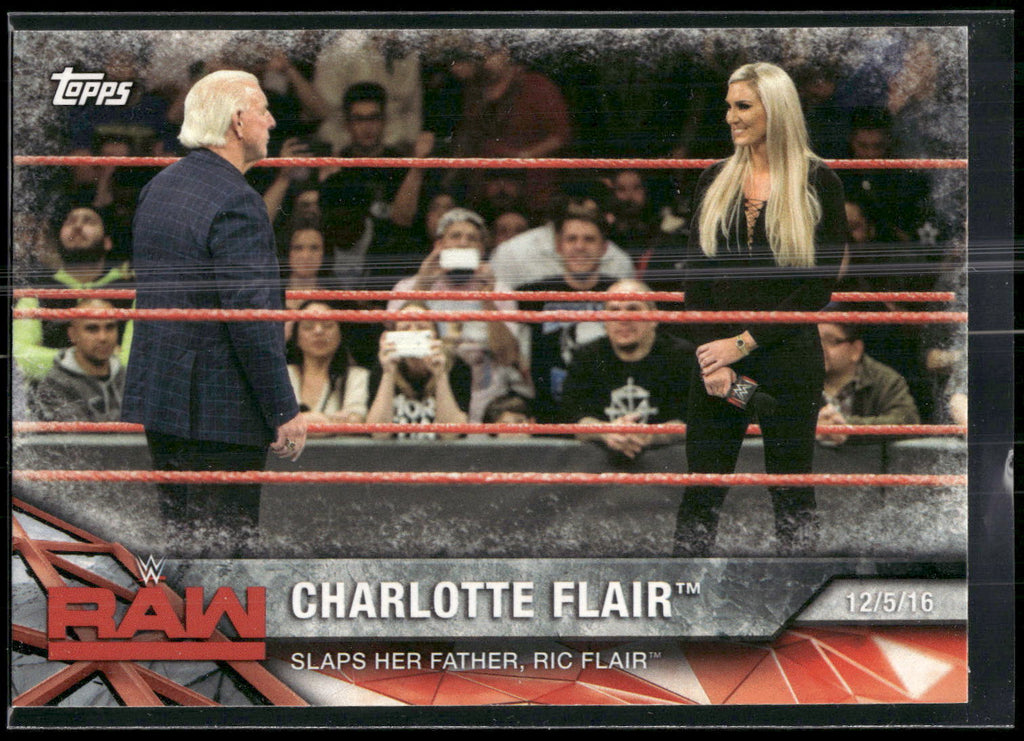 2017 Topps WWE Women's Division #WWE-17 Charlotte WWE Matches and Moments