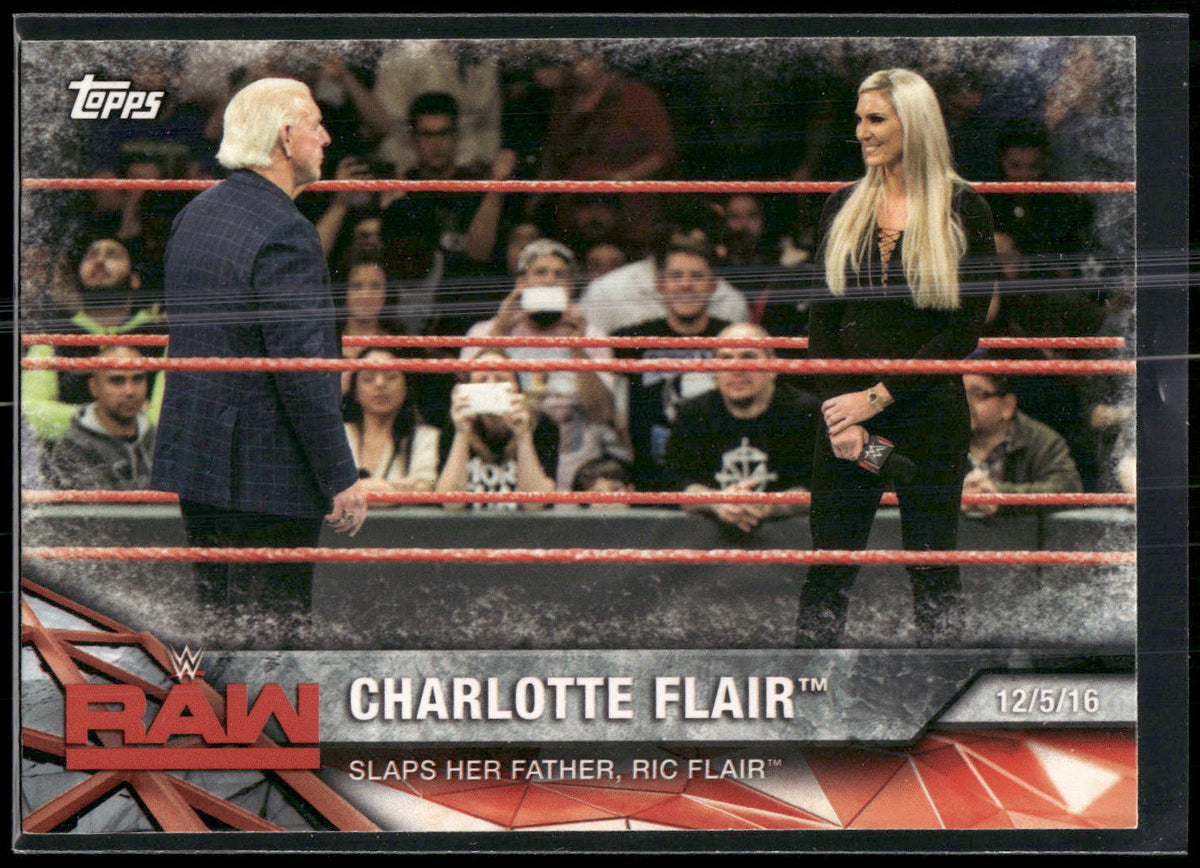 2017 Topps WWE Women's Division #WWE-17 Charlotte WWE Matches and Moments
