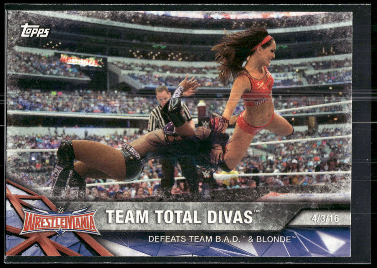 2017 Topps WWE Road To Wrestlemania #53 Team Total Divas