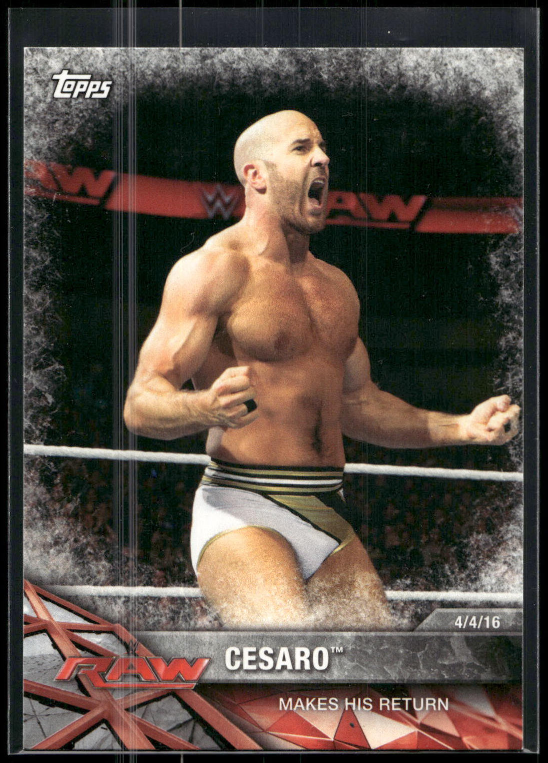 2017 Topps WWE Road To Wrestlemania #72 Cesaro