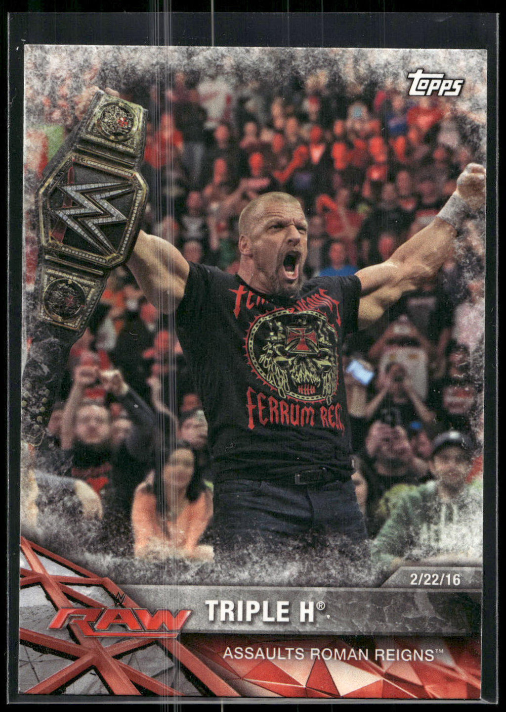 2017 Topps WWE Road To Wrestlemania #33 Triple H