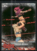 2017 Topps WWE Women's Division #WWE-14 Sasha Banks WWE Matches and Moments