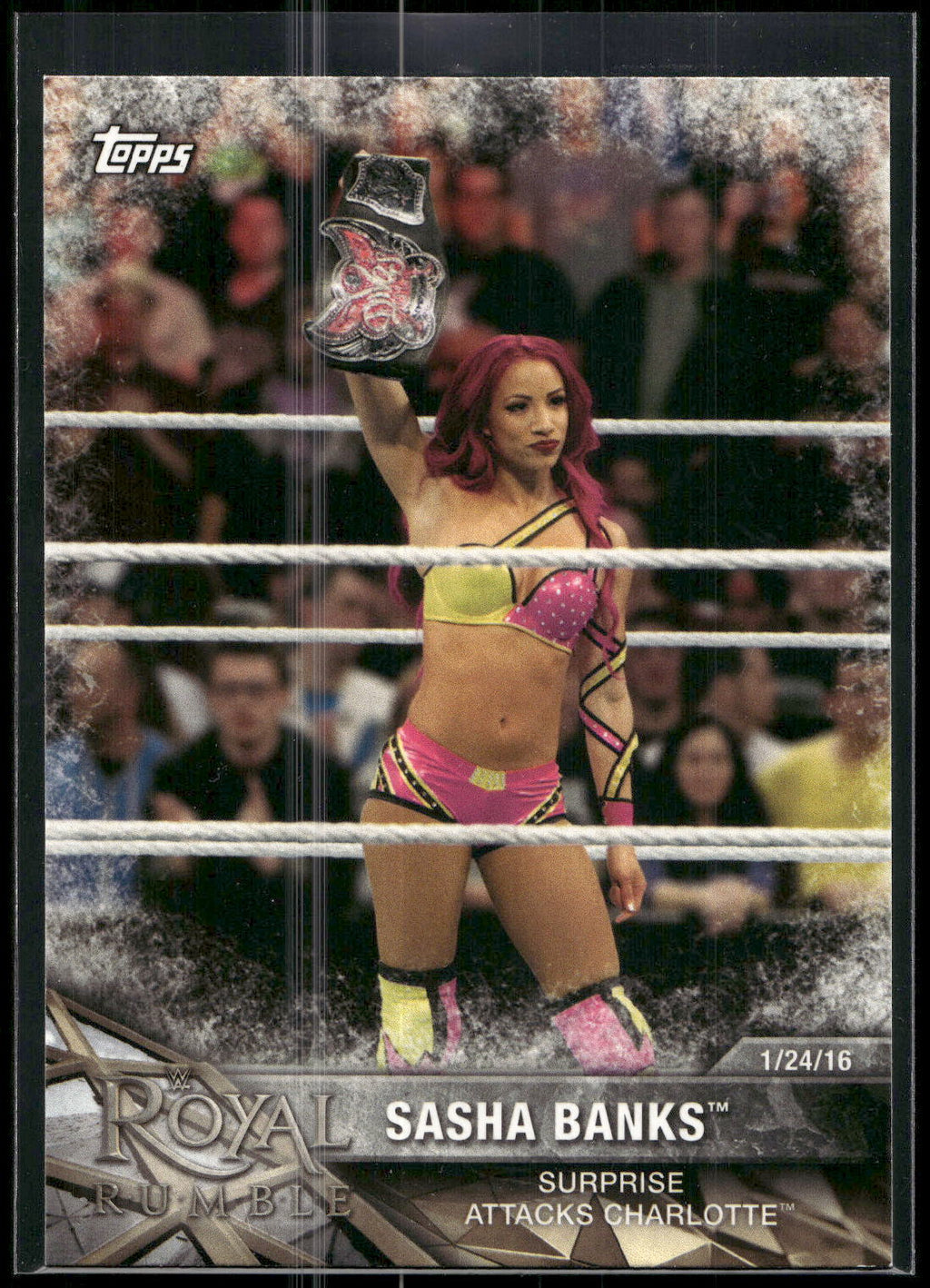 2017 Topps WWE Road To Wrestlemania #11 Sasha Banks