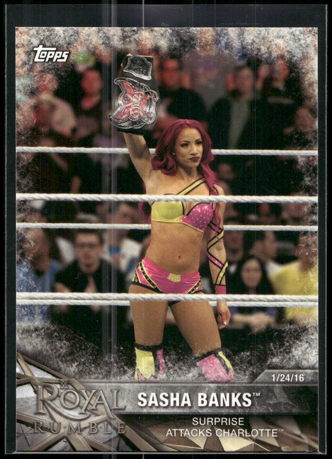 2017 Topps WWE Road To Wrestlemania #11 Sasha Banks