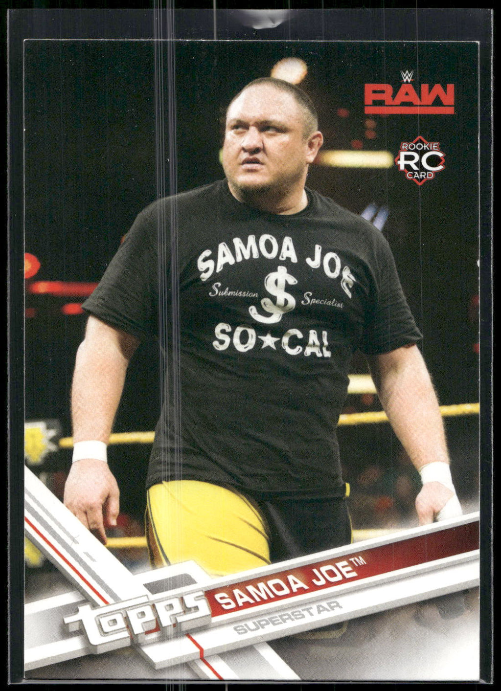 2017 Topps WWE #83 Samoa Joe