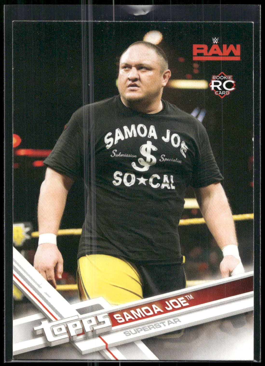 2017 Topps WWE #83 Samoa Joe