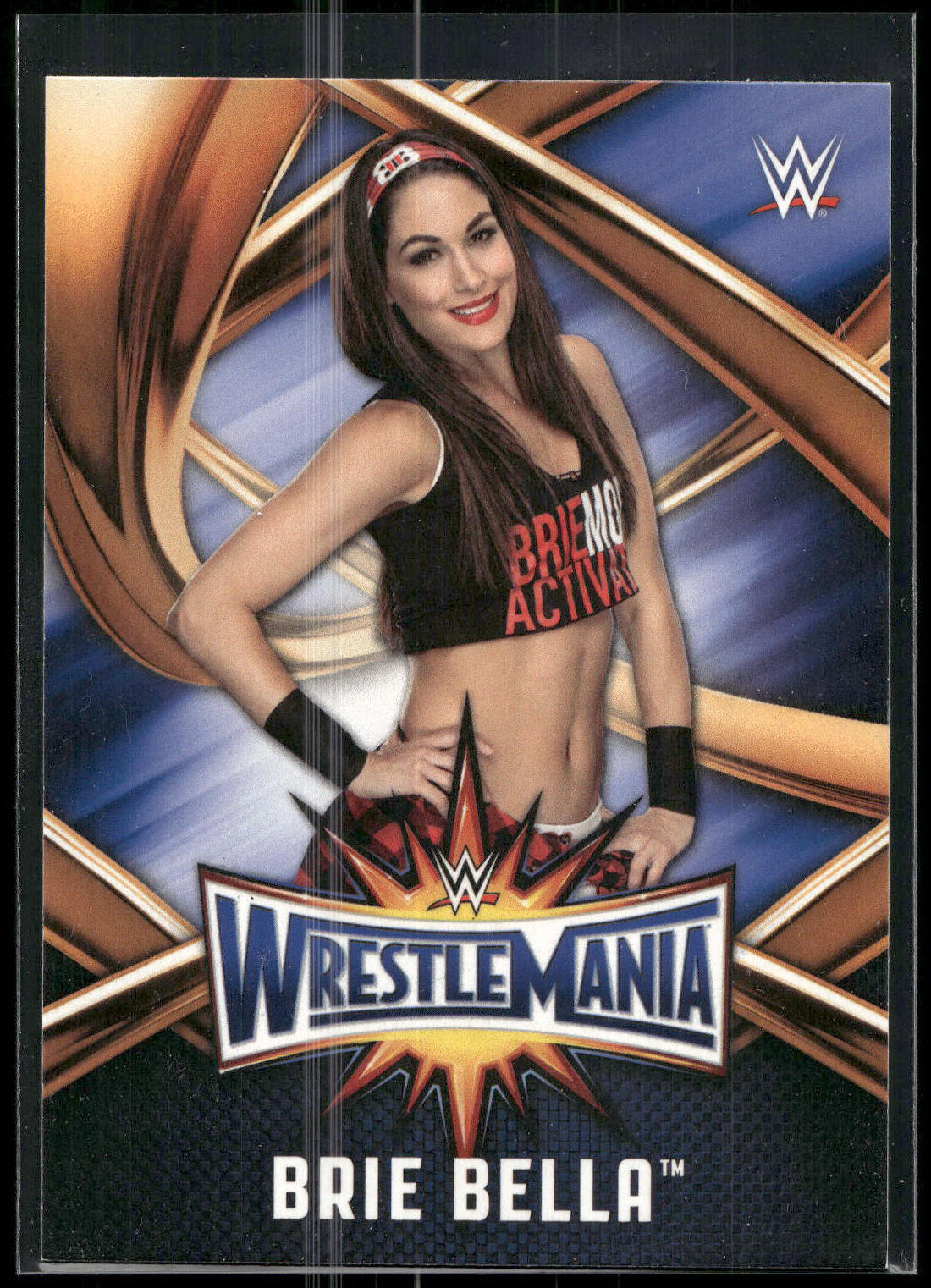 2017 Topps WWE Road To Wrestlemania #WMR-42 Brie Bella WrestleMania 33 Roster