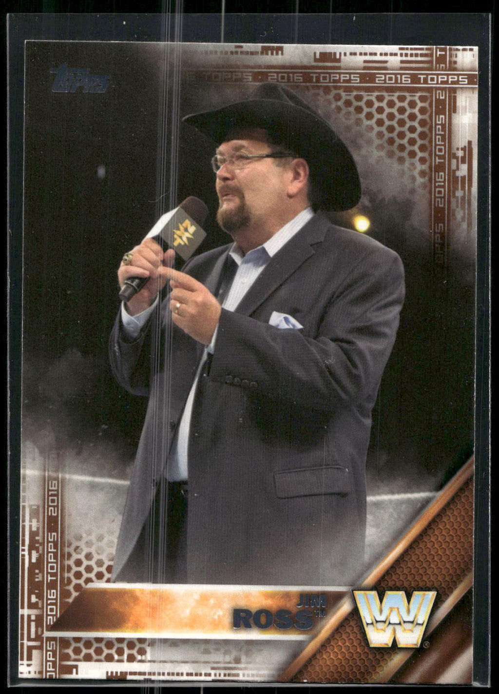2016 Topps WWE #68 Jim Ross Bronze