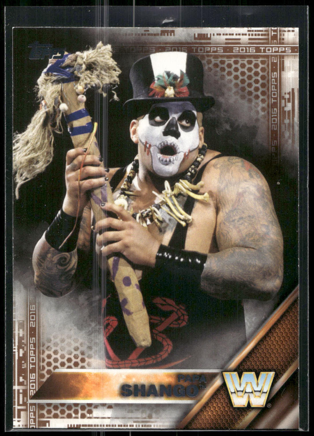 2016 Topps WWE #83 Papa Shango Bronze