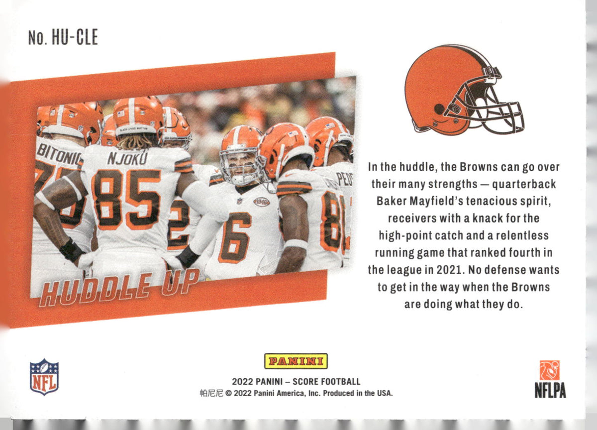 2022 Score #HU-CLE Cleveland Browns Huddle Up