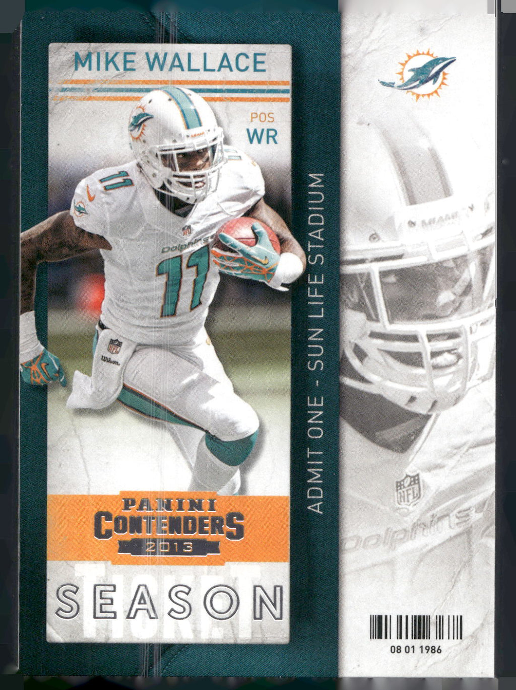2013 Panini Contenders #41 Mike Wallace