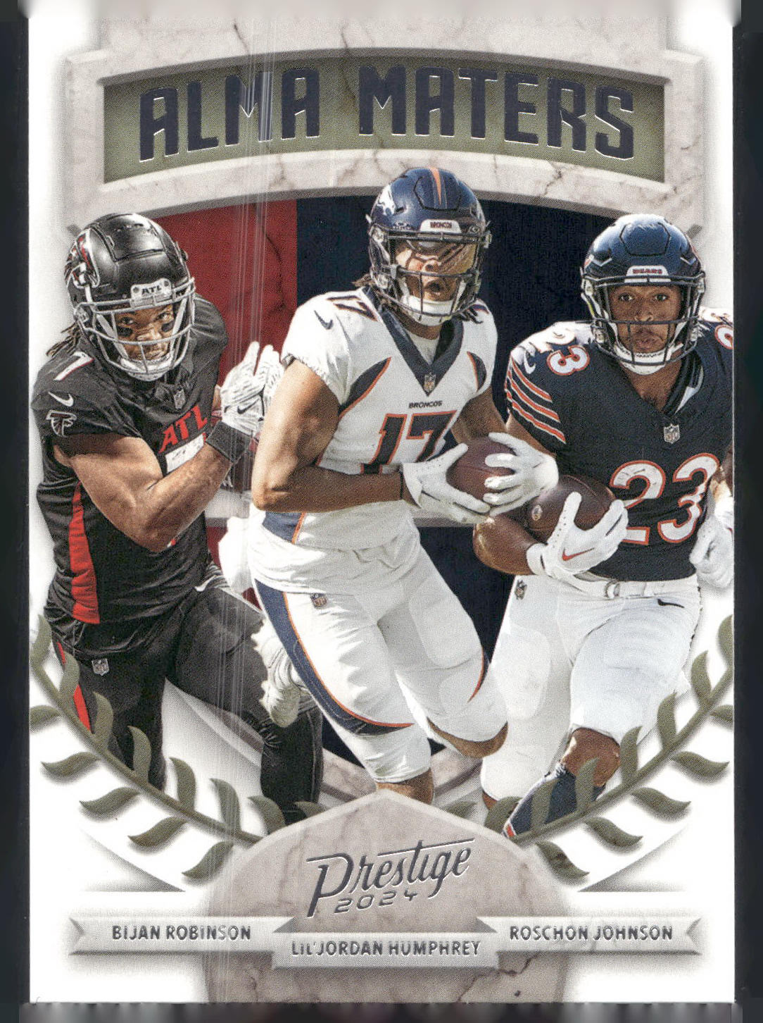 2024 Panini Prestige #2 Bijan Robinson / Lil'Jordan Humphrey / Roschon Maters