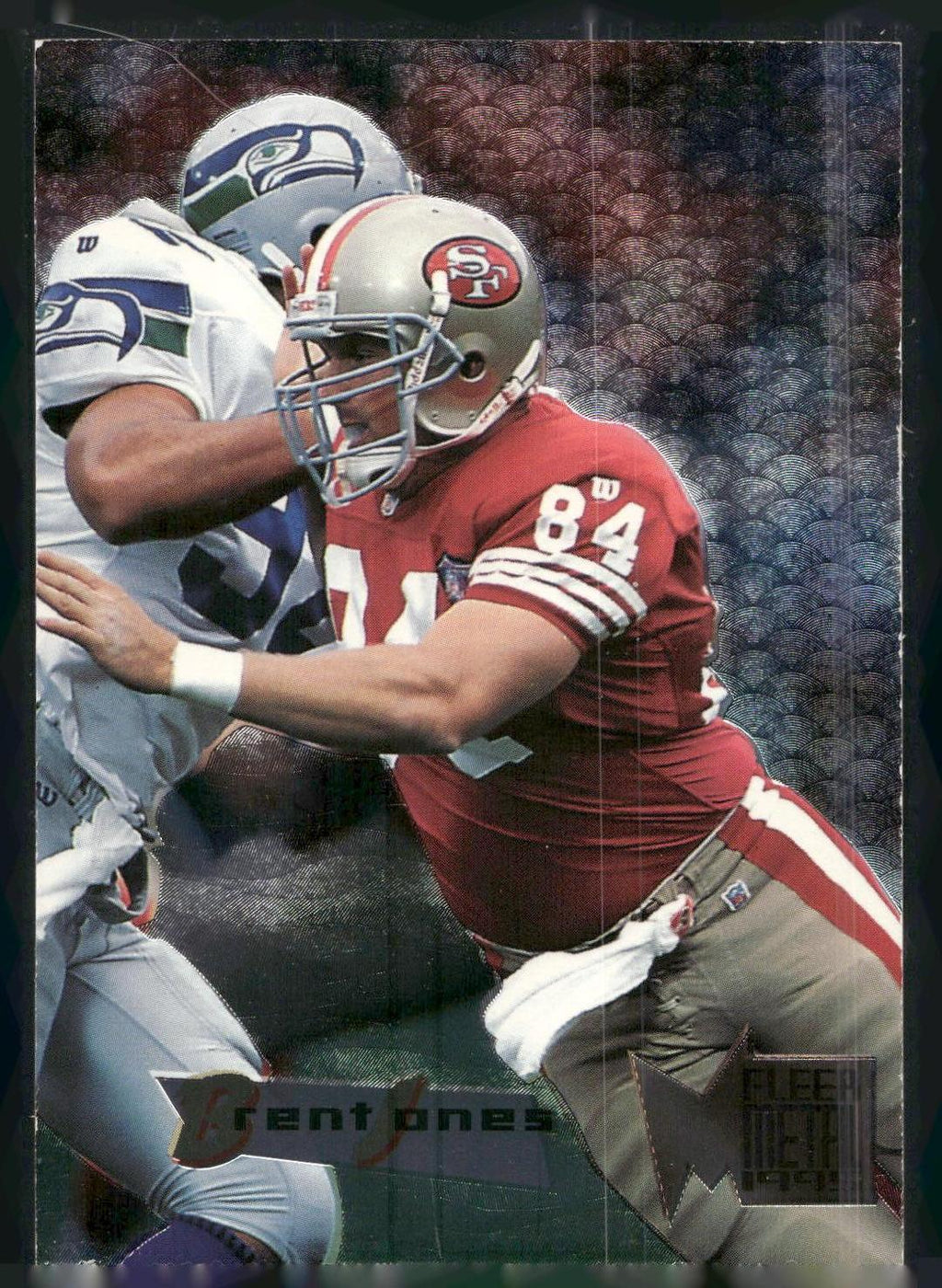 1995 Fleer Metal #173 Brent Jones