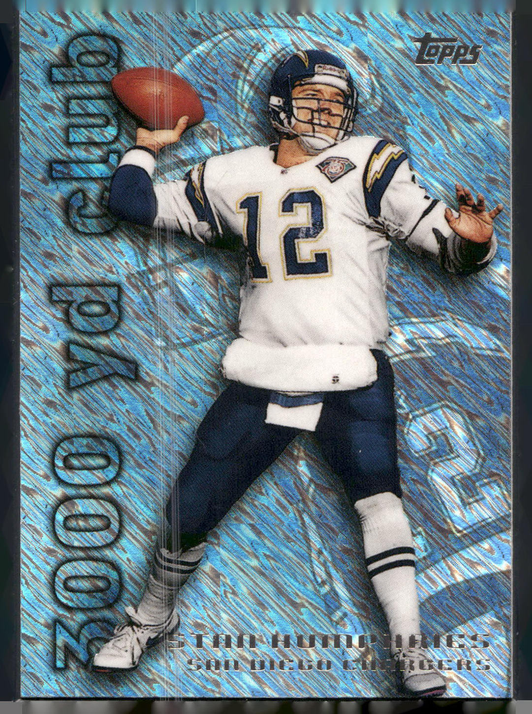 1995 Topps #40 Stan Humphries 1000/3000 Yard Club Power Boosters